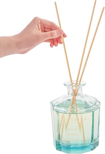 Miniatura 8 de COCORRÍNA Difusor de varillas  Juego de difusor de varillas de flores de sándalo de 8.5 onzas con 8 varillas, difusor de varillas de fragancia para