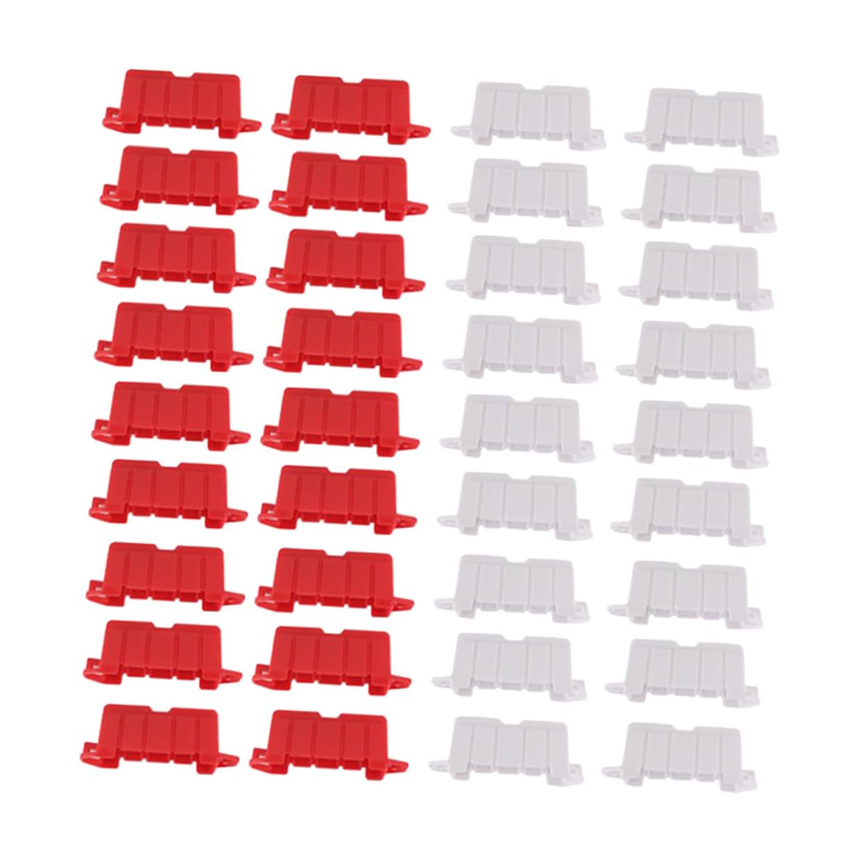 UPKOCH Barrières de Circulation Miniatures 100pcs en Abs pour Voitures Rc Drift, Design Réaliste, Facile à Assembler, pour Jeux de Course et Décor de Piste