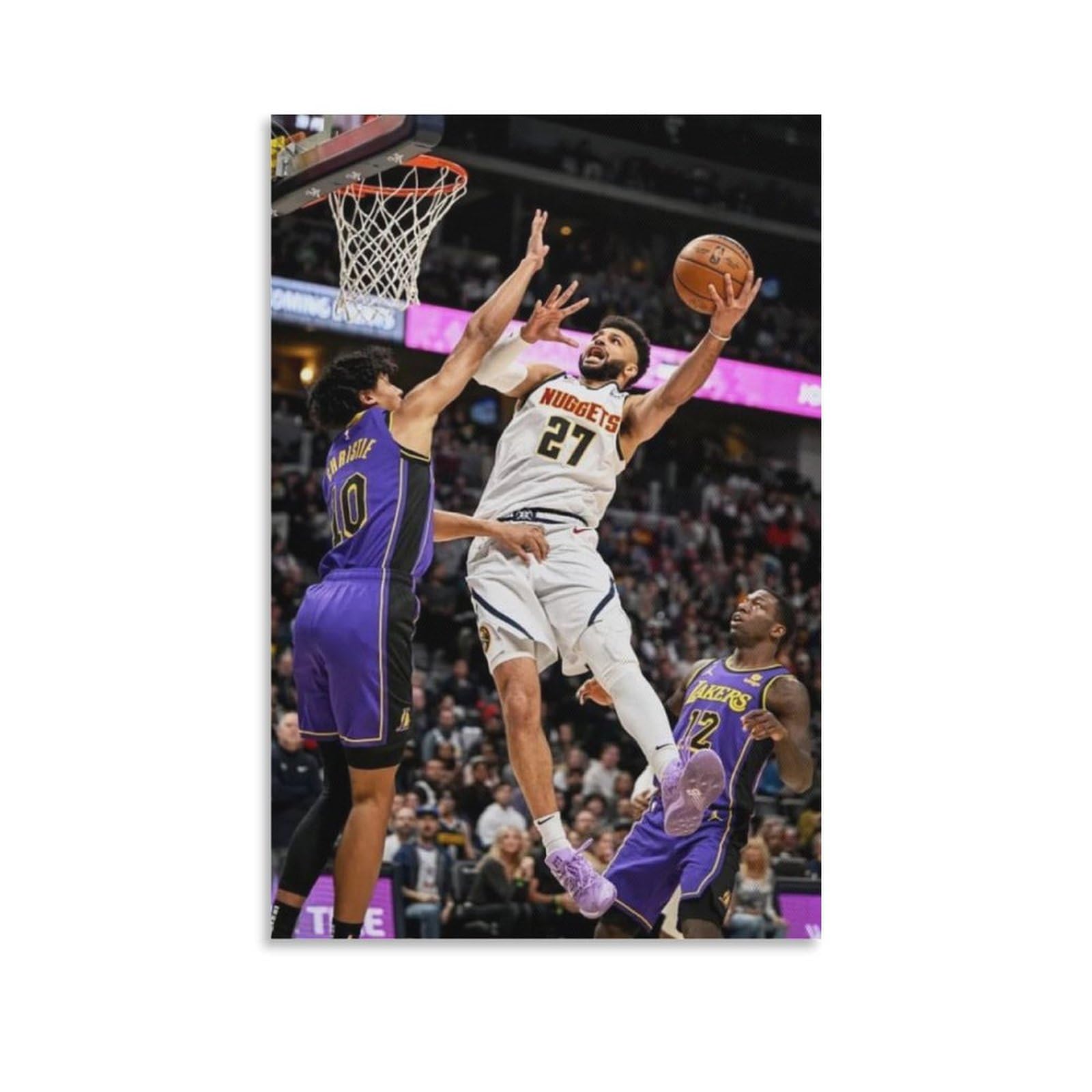 FCOIN Jamal Murray Canvas Poster Picture Print Canvas Poster Wall Paint Art Posters Decor Modern Home Artworks 20x30inch(50x75cm)