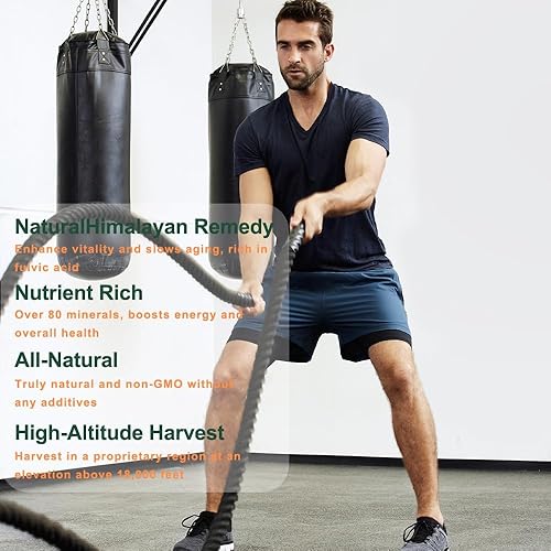 Miniatura 5 de Gomitas True Alpha Shilajit  Shilajit 10 en 1 del Himalaya para hombres 4000 mg con Ashwagandha KSM-66, Gokshura y 75% ácido fúlvico  85 más de