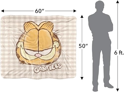 Miniatura 5 de Garfield - Manta de 50 x 60 pulgadas, manta de sherpa sedosa al tacto de acuarela súper suave