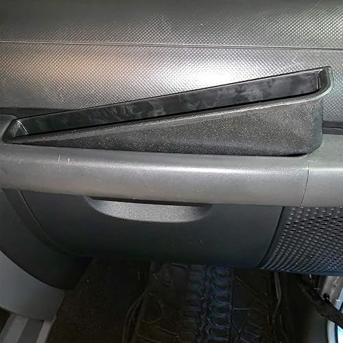 Miniatura 6 de Voodonala Bandeja de almacenamiento para pasajeros de Jeep JK GrabTrail, organizador de bandeja de almacenamiento con asa de agarre para Jeep