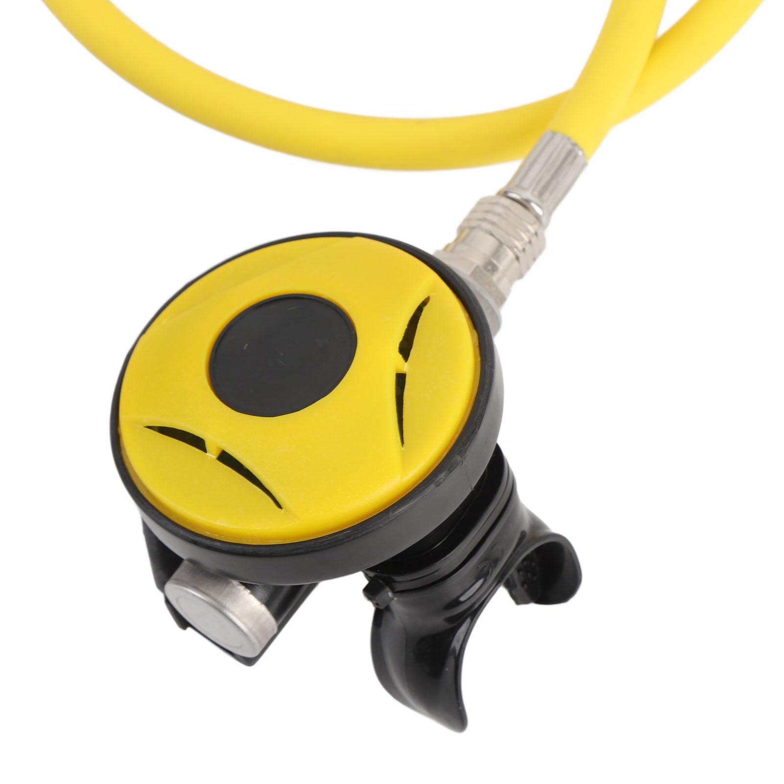 POENVFPO Juego de Regulador de Buceo, Regulador de Buceo de Primera Etapa de Aluminio con 2 Reguladores de Segunda Etapa y Manómetro, para de Respiración Subacuático