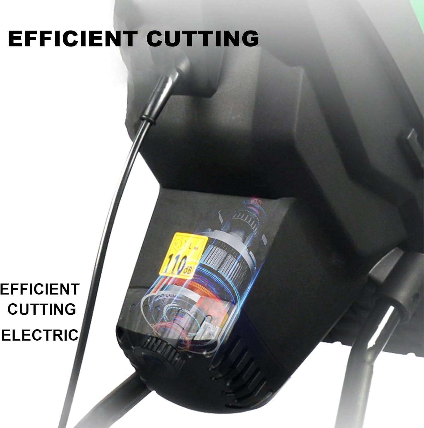 Wood Chipper, Garden Shredder with 1.3" Feed Hopper, 50L Collection Bag, Electric & Efficient Mulcher for Yard Waste, Branches, and Leaves