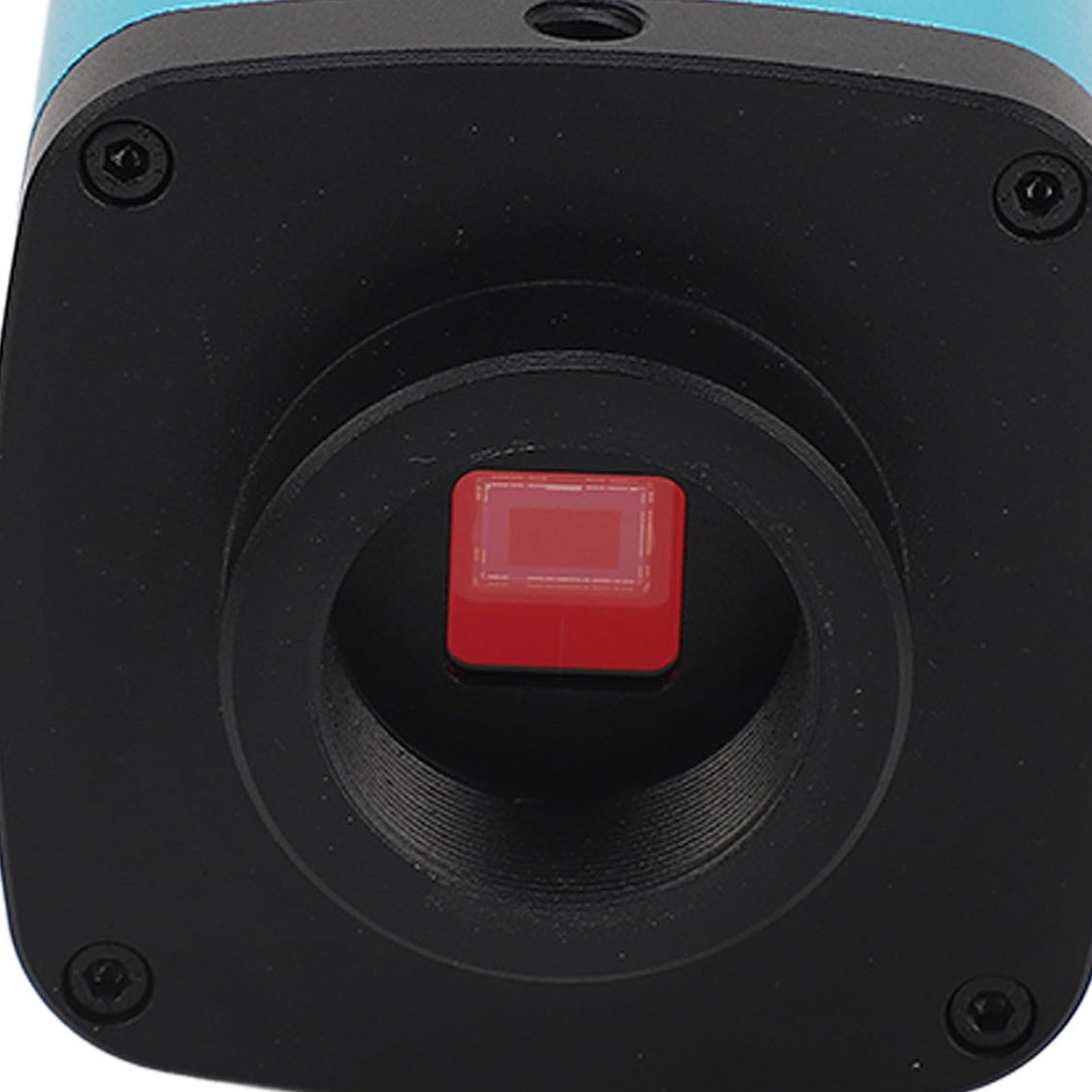 Fafeicy 48 MP HD Industrie-Mikroskopkamera, 1080P, 60 FPS, USB-Ausgang, 5-facher Digitalzoom mit 16 Kreuzlinien für PCB-Lötreparaturen (EU-Stecker)