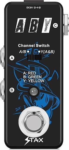 Vista 123 de Stax Pedales de efectos de compresor. Sonido clásico de compresión óptica. Ataque suave y atenuación. Conservando el transitorio de la señal Línea