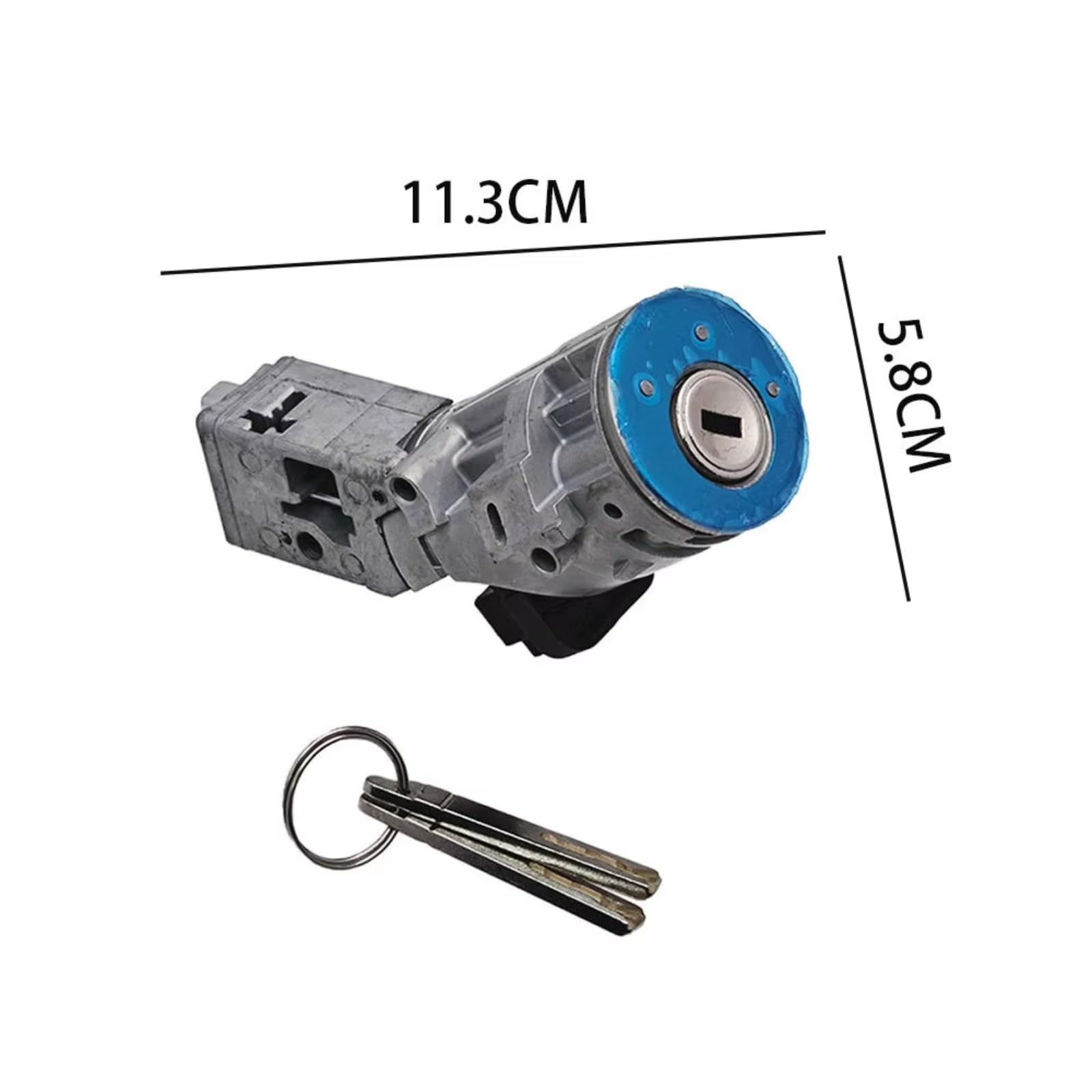 Cilindro contacto con llaves Cilindro Cerradura Puerta Automóvil Compatible Con CITROEN Para C4 2004 2005 2006 2008-2016 7B1K16C 4162PT Interruptor Bloqueo Arranque Encendido Con 2 Llaves