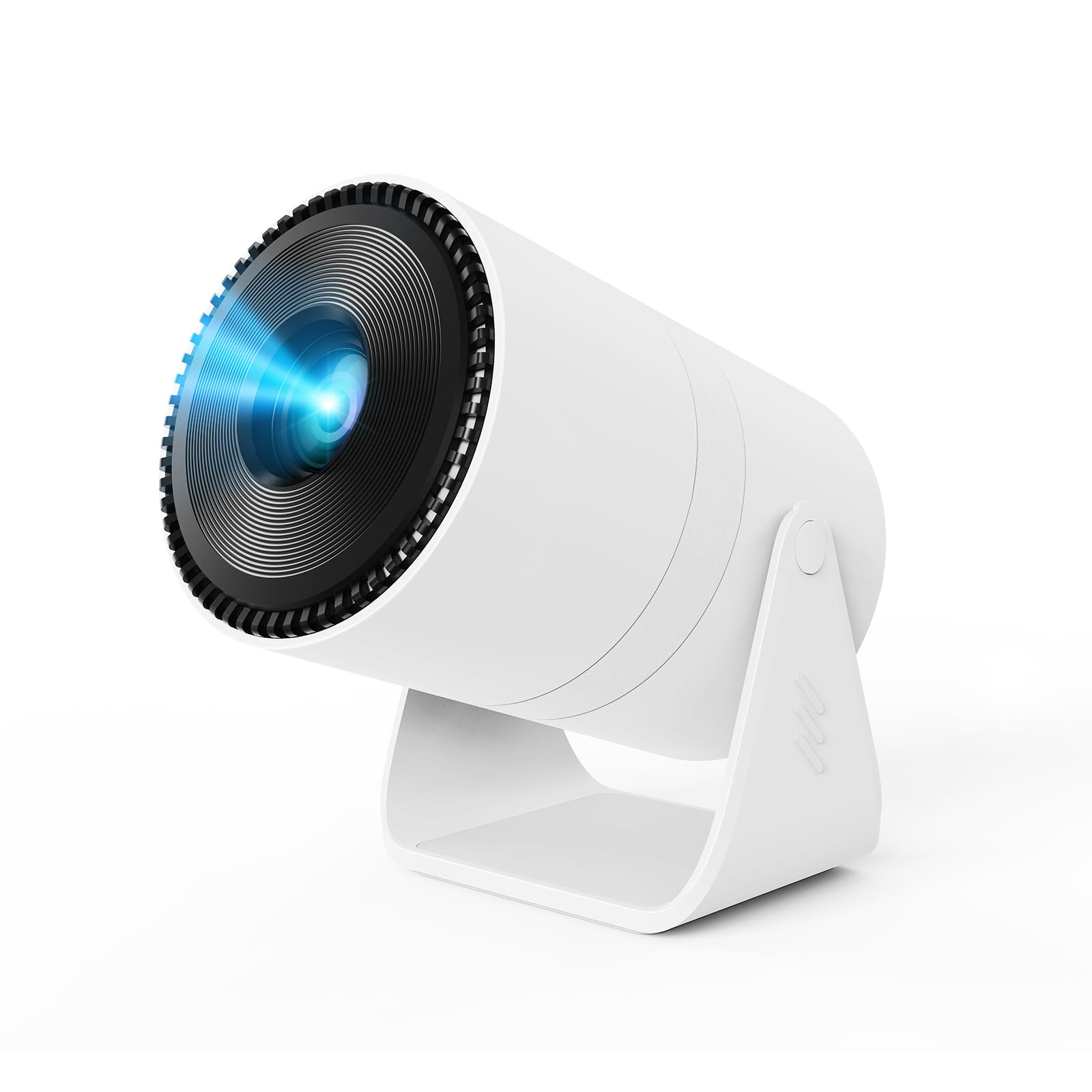 Messa a fuoco elettrica: mini proiettore, supporta proiettore portatile 4K 1080P con WiFi Dual Band e Bluetooth 5.2, 150 ANSI, rotazione a 180°, correzione trapezoidale automatica, video proiettore