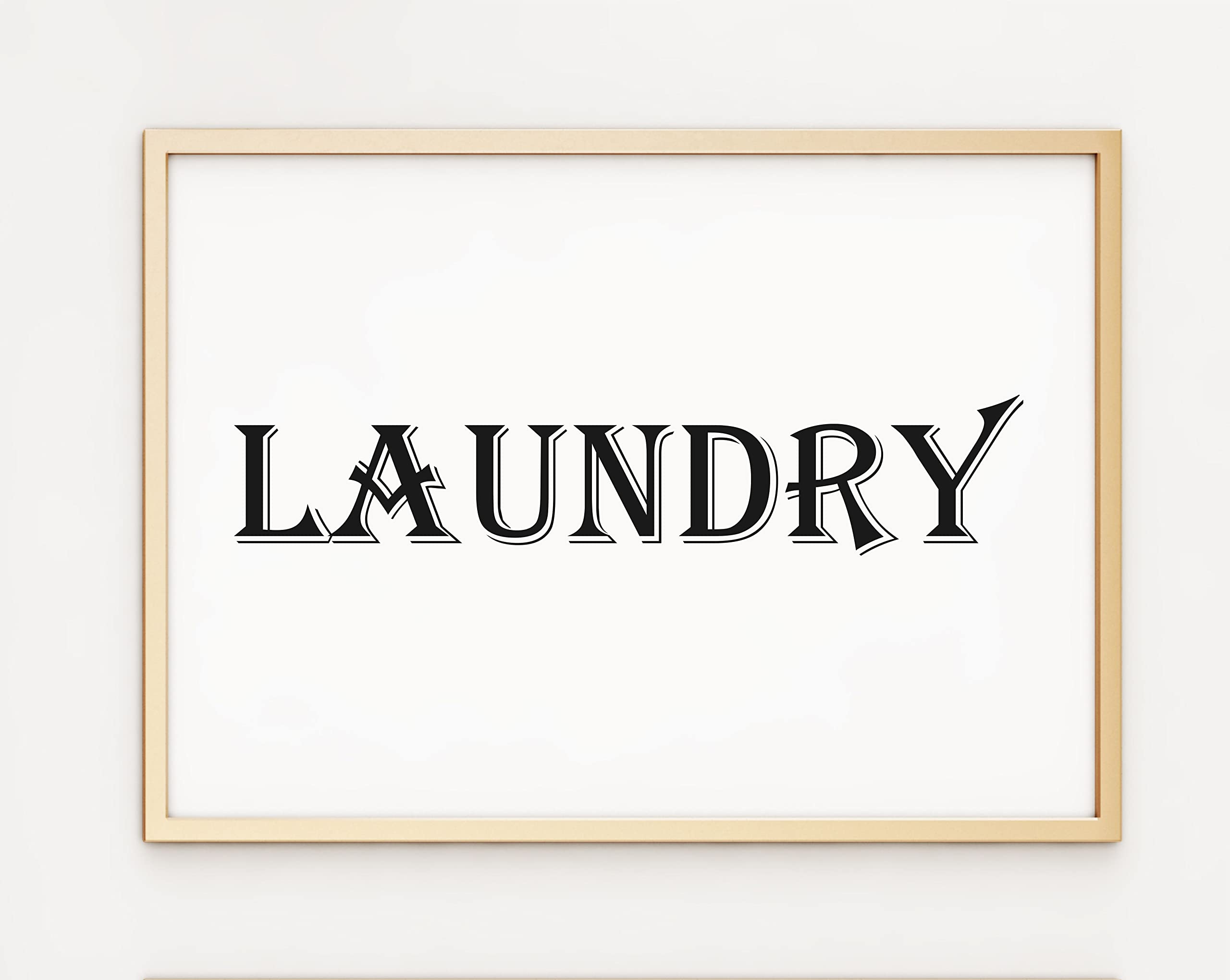 Laundry Utility Room Washing A4 Poster Print PO152