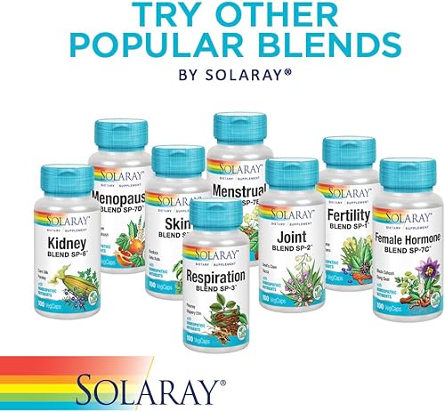 Miniatura 4 de SOLARAY Mezcla de circulación SP-11B | Hierbas y sal celular para un apoyo saludable del sistema circulatorio | 50 porciones | 100 cápsulas vegetales
