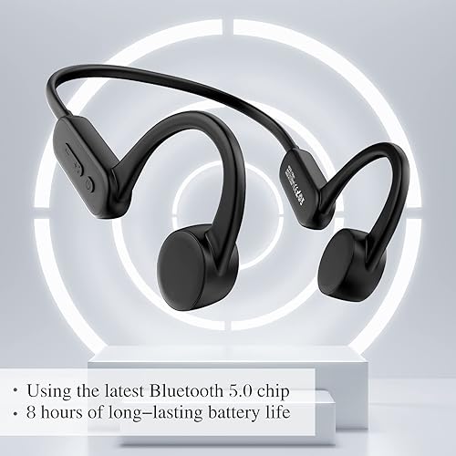 Miniatura 8 de Auriculares de conducción ósea, auriculares deportivos impermeables Bluetooth IP68, memoria 8G integrada, adecuados para nadar, correr y otras
