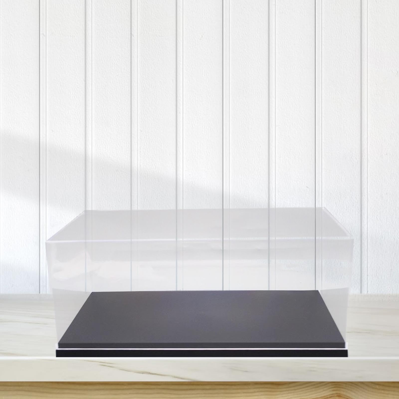 Colcolo Acryl Vitrine Modellauto Vitrine Schaukasten Sammelbox Präsentationsbox Aus Acryl mit Sockel Staubdichter Schutz Transparentes Gehäuse Montierbar für