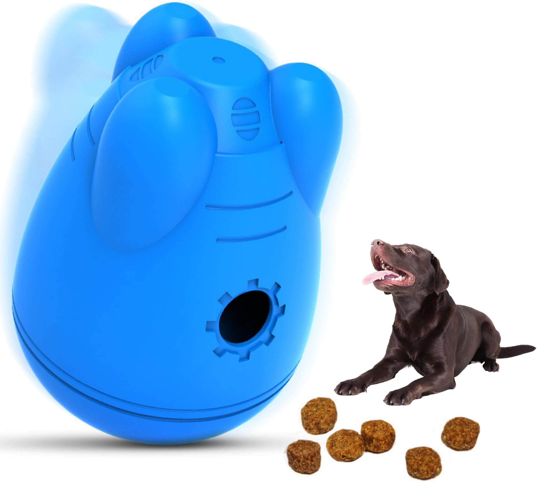 KONG Wobbler Interactive Treat Dispensing Dog Toy, Dishwasher Safe
