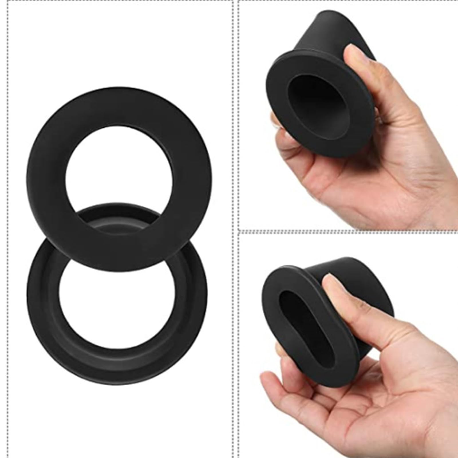 Lot De 3 Anneaux De Trou De Parasol Pour Tables De Terrasse