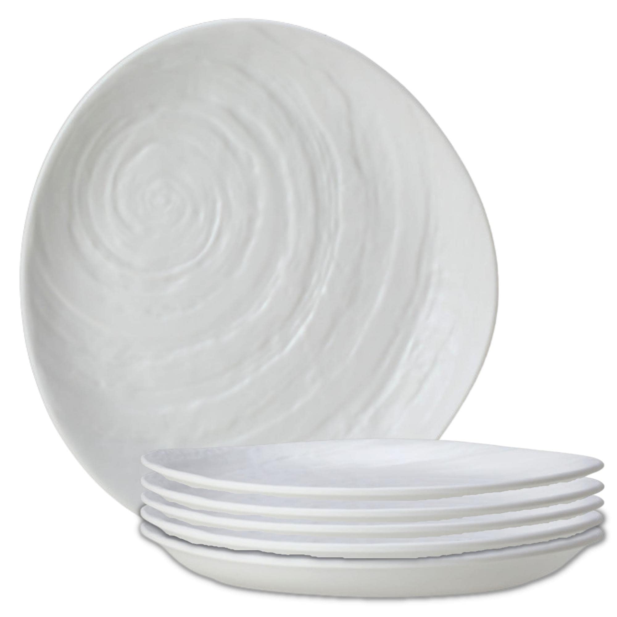 Steelite White Scape Melamine Plates 165Mm (6 Pack)