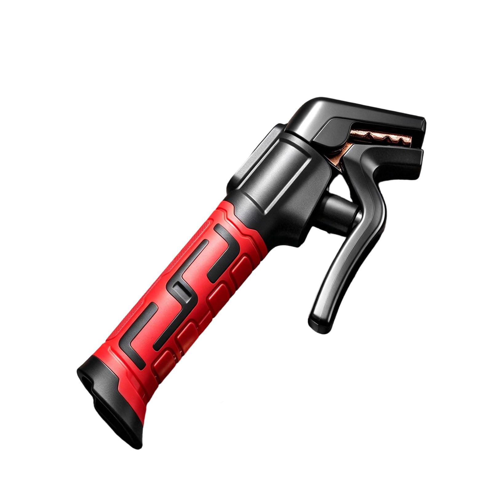 Shntig 300A Copper Jaw Electrode Holder With Bent Clamp Head And Textured Handle For Welding Maintenance Work And Shop Repair Electrode Clamp