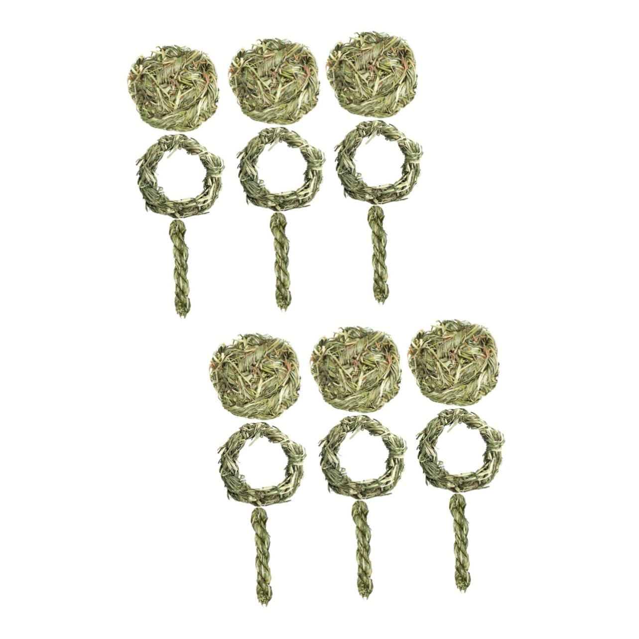 Angoily 18pièces Jouets à Mâcher pour Cobayes Chinchillas Et Petits Animaux Accessoires De Jeu Molar pour Rongeurs