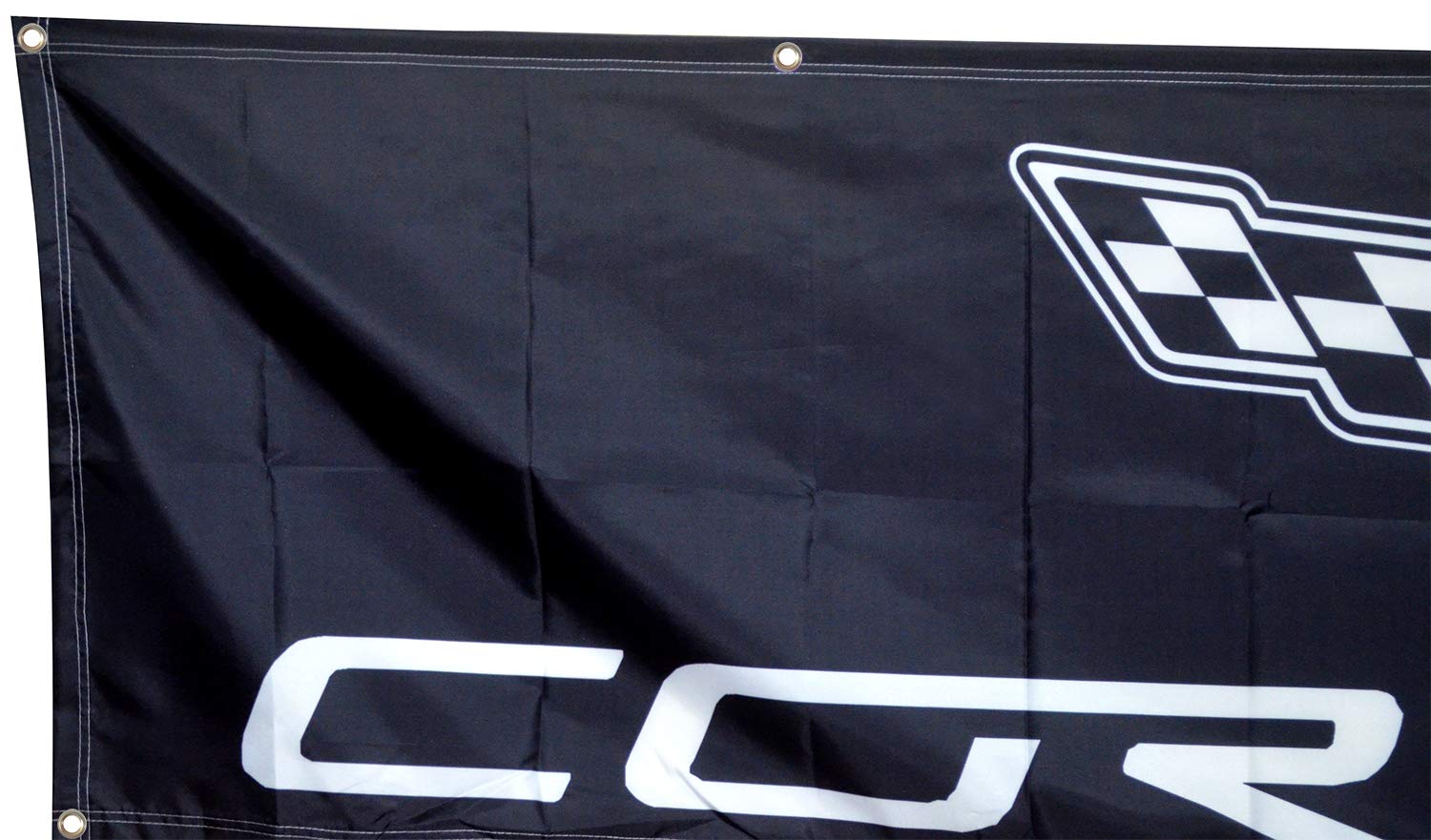 Corvette Flag Mechanic Chevy Banner 2x8ft
