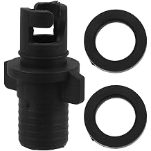 VALICLUD Inflatable Boat Air Valve Adapter Hose Connector Black Kayak Pump Adapter Sup Surfboard Air Inflator Joint for Water Sports Kayaking Accessories