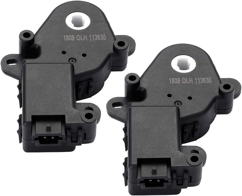 HVAC Blend Door Actuator OCPTY 604-132,88970277 Air Door Actuator Compatible 2004-2012 for Chevy for Colorado,2003-2006 for Chevy for SSR,2004-2012 for GMC for Canyon, 2PCS