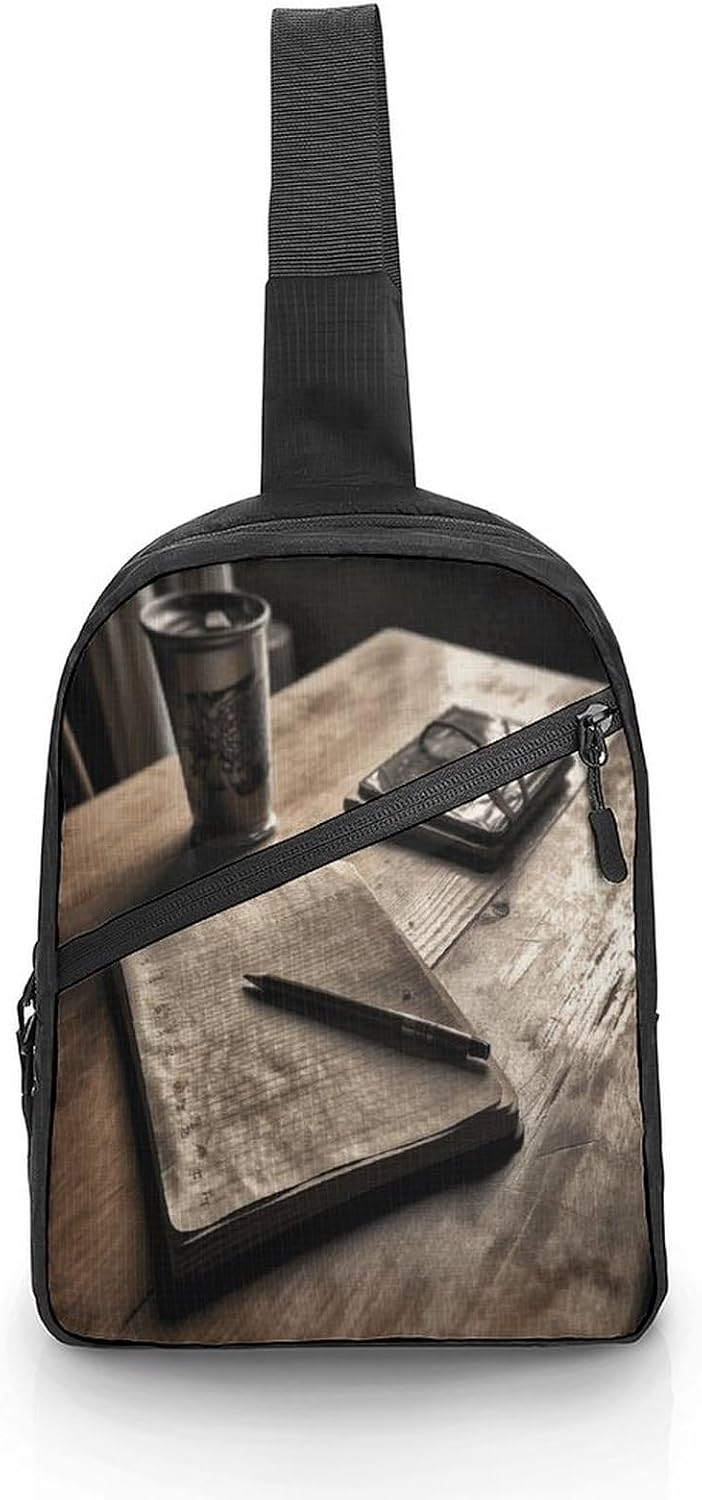 An Old Book Crossbody Backpack Sling Bag
