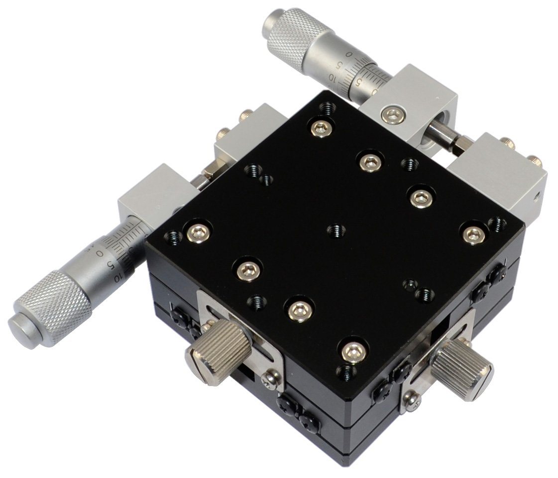 Table de translation XY linéaire Mpositioning T60 X Y-13l avec axe réglable de 13 mm gauche