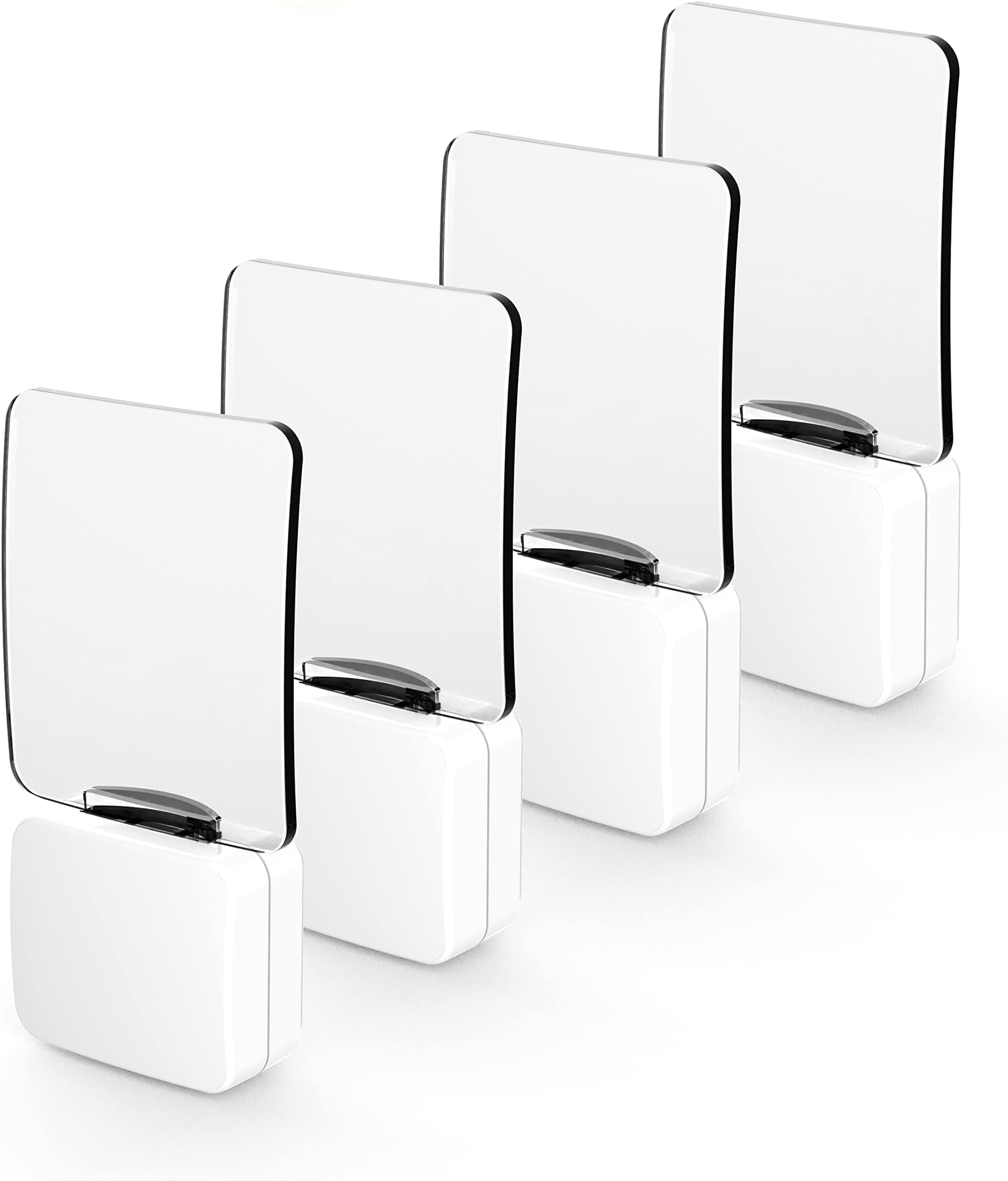 oviitech Superior Night Light with Dusk to Dawn Light Sensor at Bottom, Light in Warm White for Hallway, Bedroom, Living Room, Bathroom and Other Scenes, UL Certified, White, 4 Pack