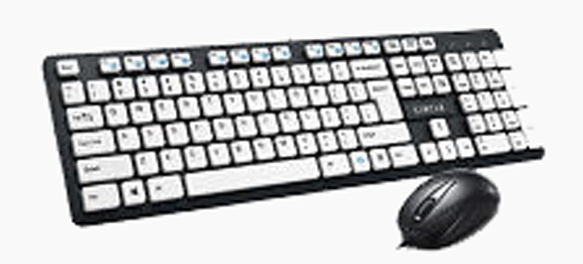 Circle C43 Multimedia Keyboard&Mouse Combo (Black&White) USB