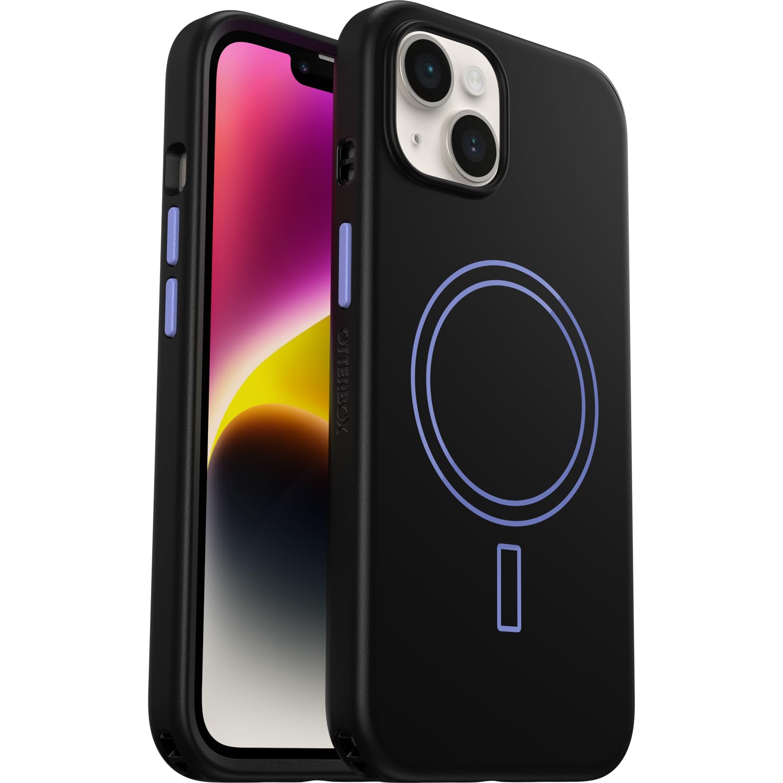 Cover per Apple iPhone 14 OtterBox Slim con MagSafe, resistente a shock e cadute; cover ultrasottile, protettiva, leggera, testata a norme anti caduta MIL-STD 810G, Enchantment