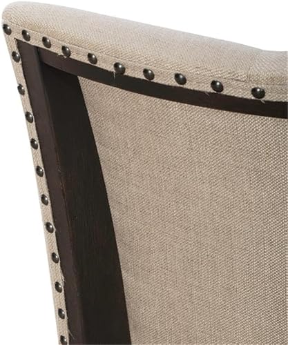 Miniatura 10 de Liberty Americana Farmhouse - Silla lateral tapizada (RTA), color negro, juego de 2