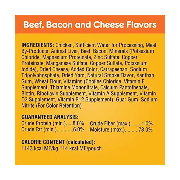 Pedigree Chopped Ground Dinner Adult Wet Dog Food Variety Pack, Beef, Bacon & Cheese Flavor, Bacon and Filet Mignon Flavor, and Meaty Ground Dinner with Hearty Chicken Flavor, (30) 3.5 oz. Po Pedigree Chopped Ground Dinner Adult Wet Dog Food Variety Pack, Beef, Bacon & Cheese Flavor, Bacon and Filet Mignon Flavor, and Meaty Ground Dinner with Hearty Chicken Flavor, (30) 3.5 oz. Po