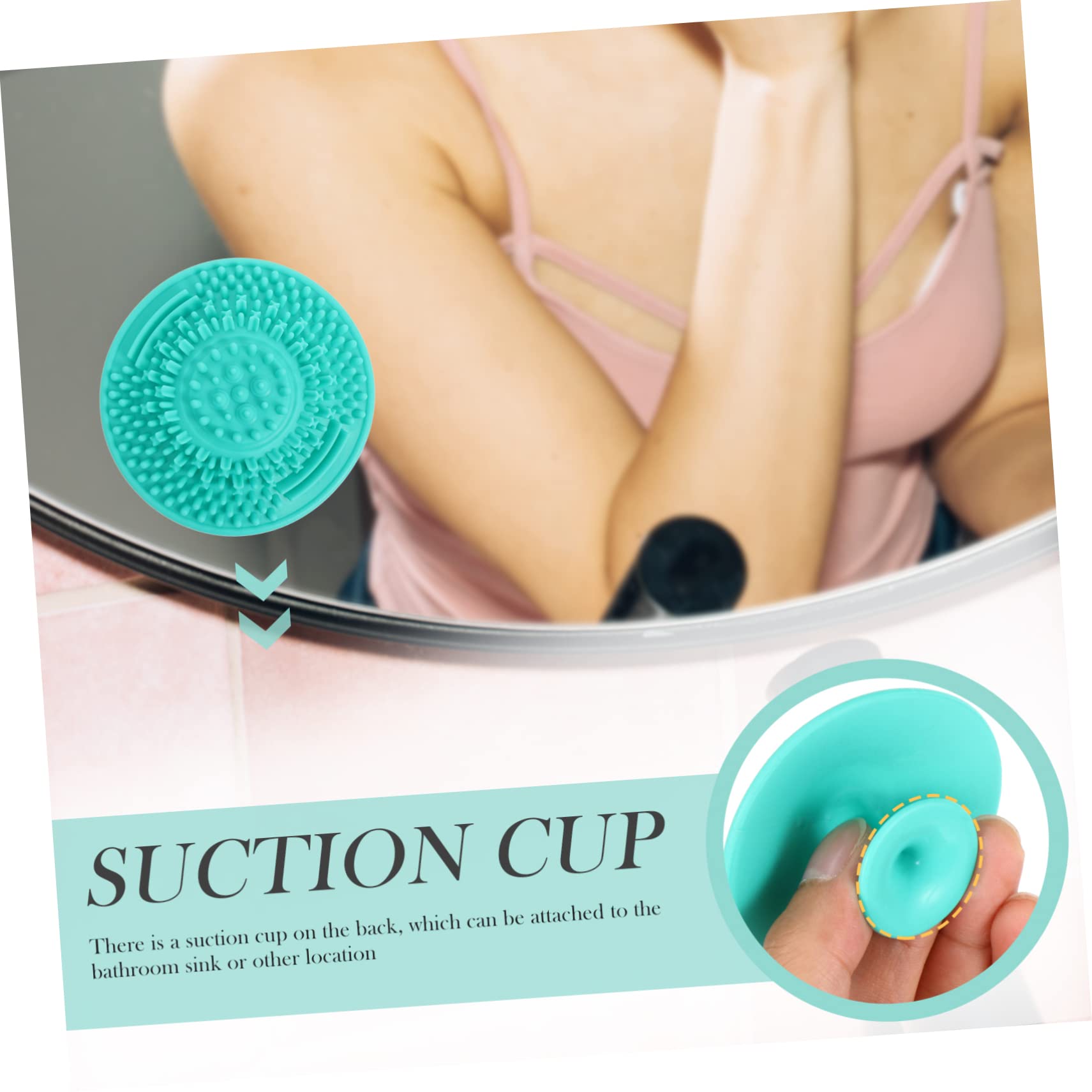 Ipetboom 15pezzi Tappetino Per Pulizia Pennelli Makeup Silicone Strumento Di Lavaggio Per Pennelli Cosmetici Design Creativo e Facile Da Usare Per Saloni Di Bellezza e Uso Domestico