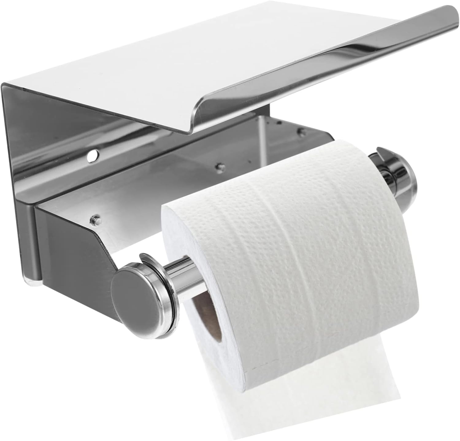 TINEASUR Roll Holder Clothes Hanger Stand Wall Mounted