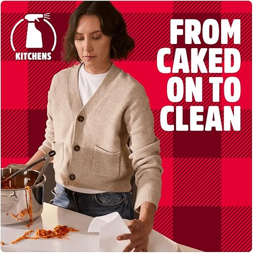 Miniatura 7 de Brawny Tear-A-Square - Toallas de papel cuadradas de 3 capas, 12 rollos familiares XL  30 rollos regulares, fuertes, absorbentes y duraderas con 3