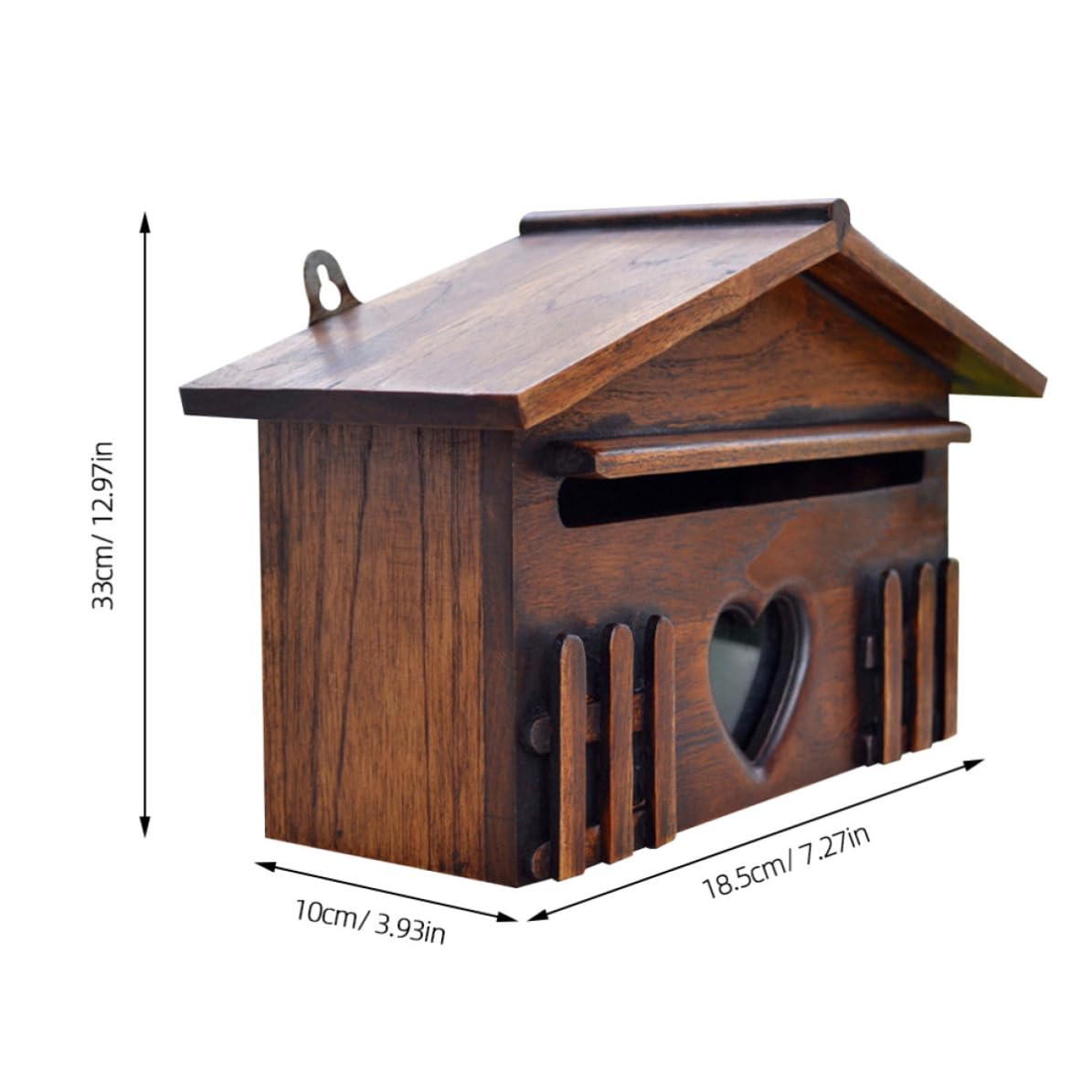 Buzón de Sugerencias de Madera Creativo para Exterior