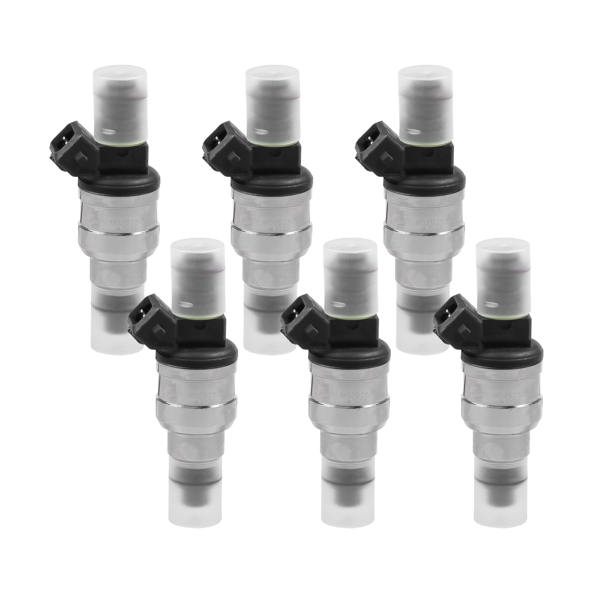 KUIPERAUTO 6Pcs Fuel Injectors 0280150965 Compatible for Dodge Dakota Durango Ram 1500 2500 3500 1996-1999 / Compatible for Ford F250 F350 Mustang