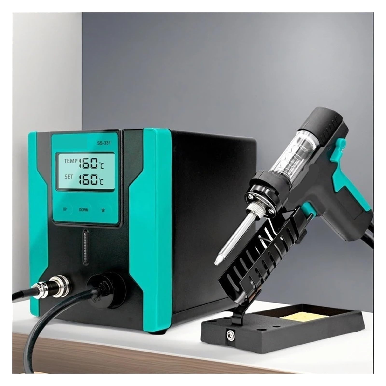 Bomba desoldadora eléctrica digital LCD, pistola de succión for desoldar BGA, con función apagado automático,Respuesta rápida