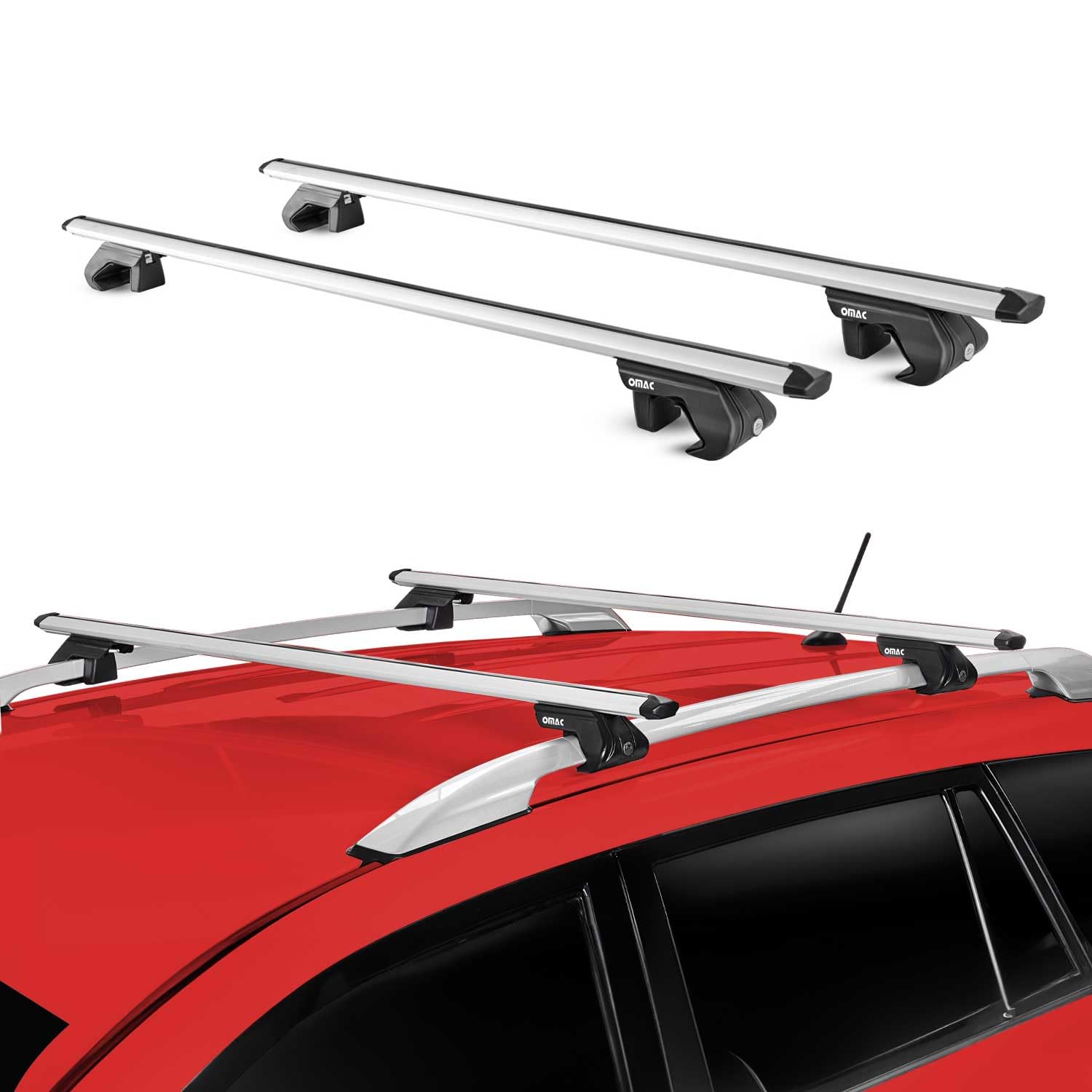 Barras Teto KIA Carnival 2022-2025 - Suporte 100kg Alumínio