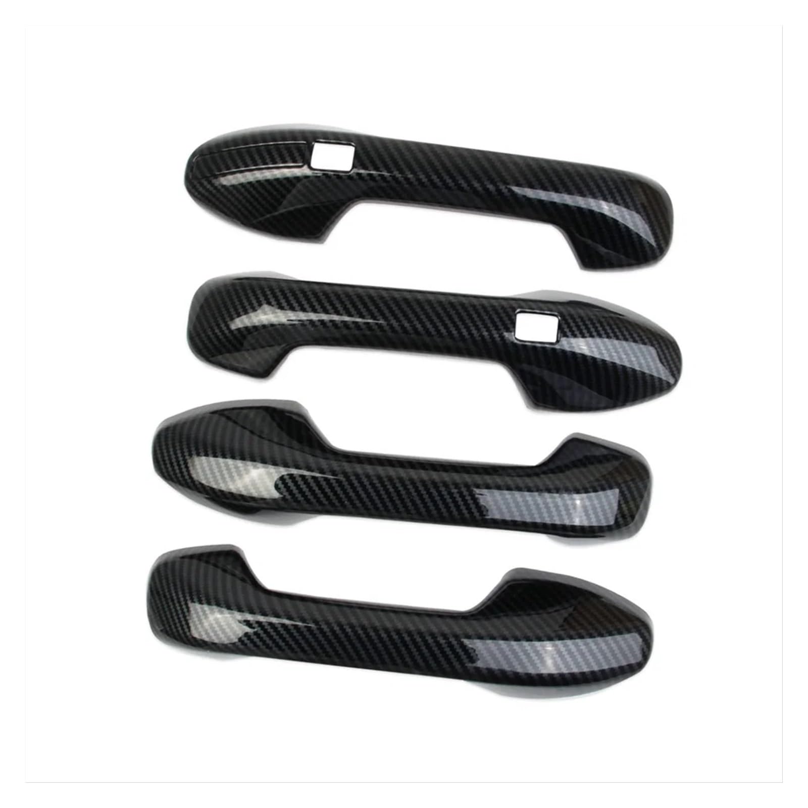 Cxxxef One Color Door Handle Cover Caps Car Exterior Door Handles Cover Trim Accessories Abs Carbon Fiber For Hyundai For Palisade 2019 2020 2021 2022 2023 2024