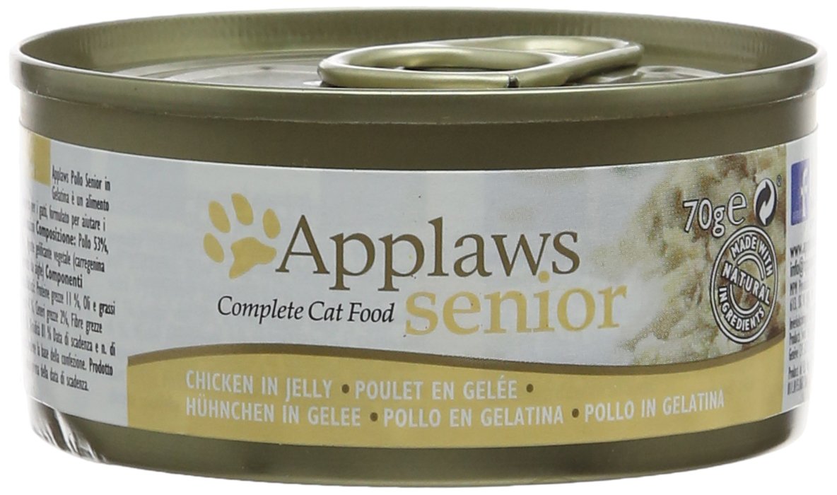 Applaws Senior Cat Chicken in Jelly, 24 x 70 g