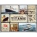 Produktbild Nostalgic-Art 83027 Ships & Sea - Titanic, Magnet-Set (9teilig)