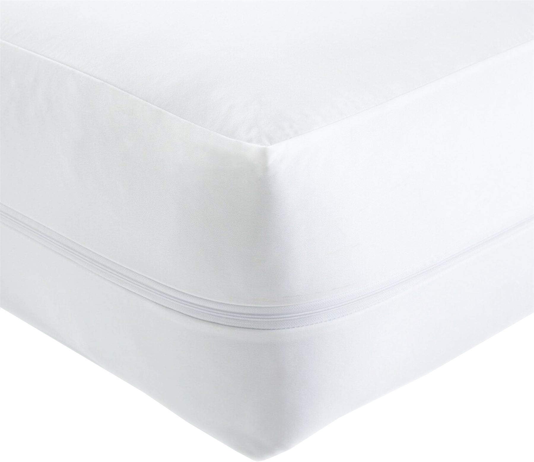 Olivia Rocco Anti Bed Bug Zipped Waterproof Mattress Total Encasement Protector Cover, King