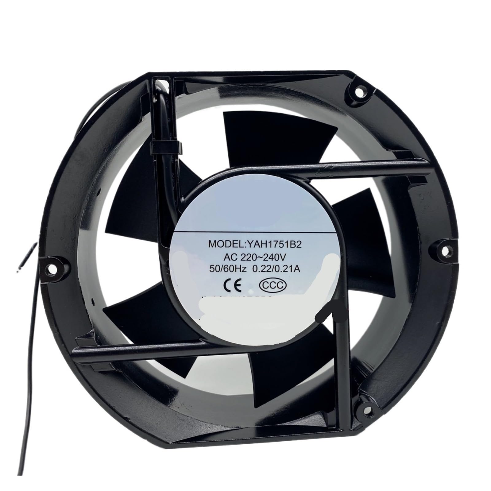 Lzikkgki One Color Yah1751b2 Ac 240V 0.21A 172X150x51mm 2-Wire Cooling Fan