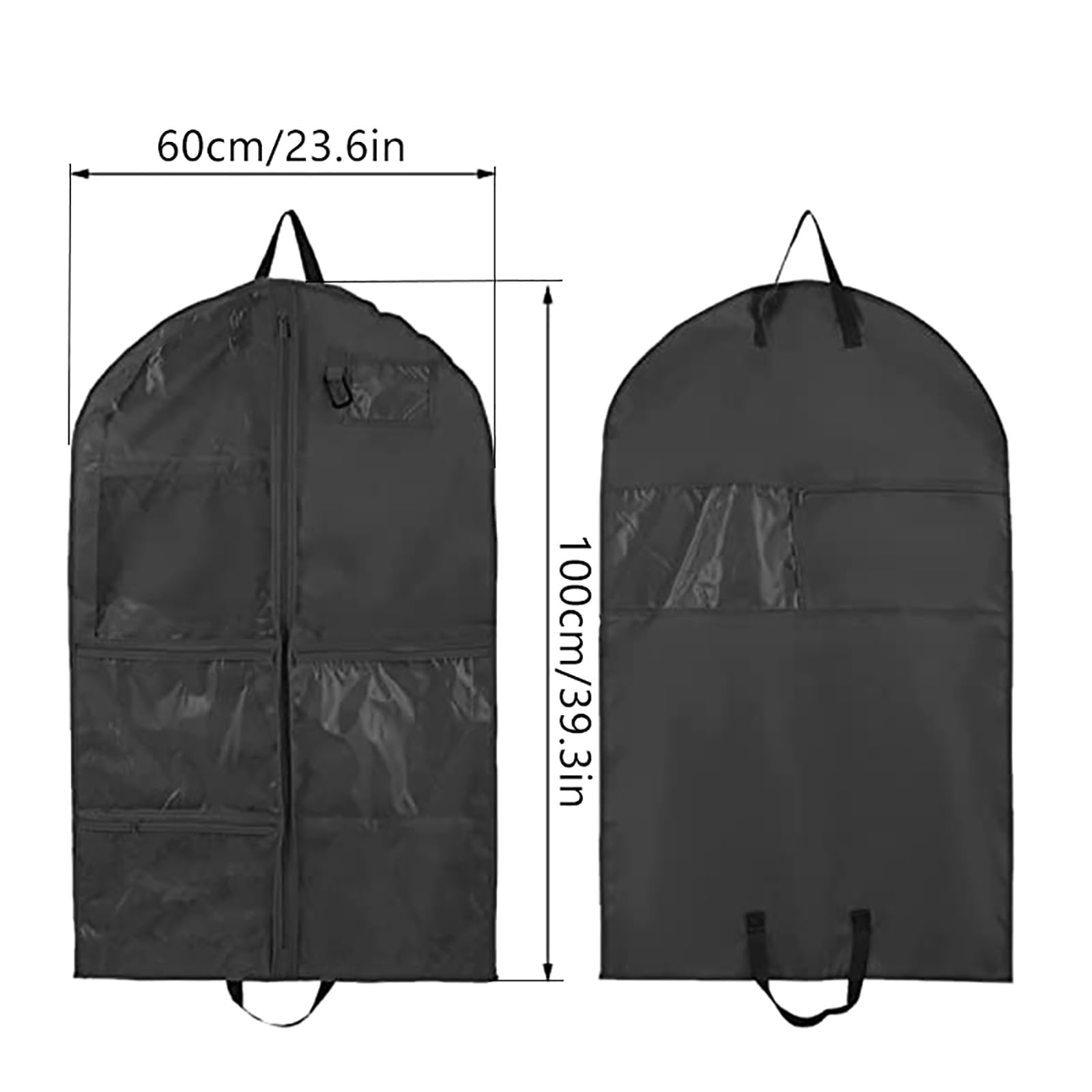 Borse Per Costumi Da Danza - 2 Sacchetti Trasparenti In PVC Con Tasche