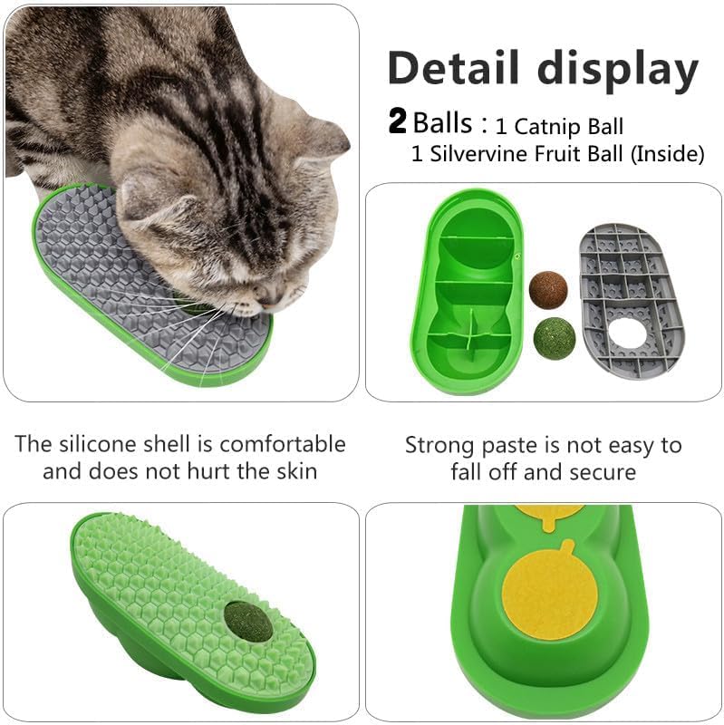 review Scratcher Cat Self Groomer Brush, Massage Scratcher Toy, Pet Supplies for Cats and Kittens