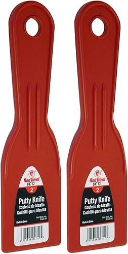 Red Devil 4712 Cuchillo de masilla, 2 pulgadas (paquete de 2)