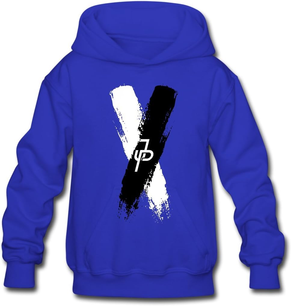 Masterookie Youth Jake Paul X Pullover Hood S Royal Blue
