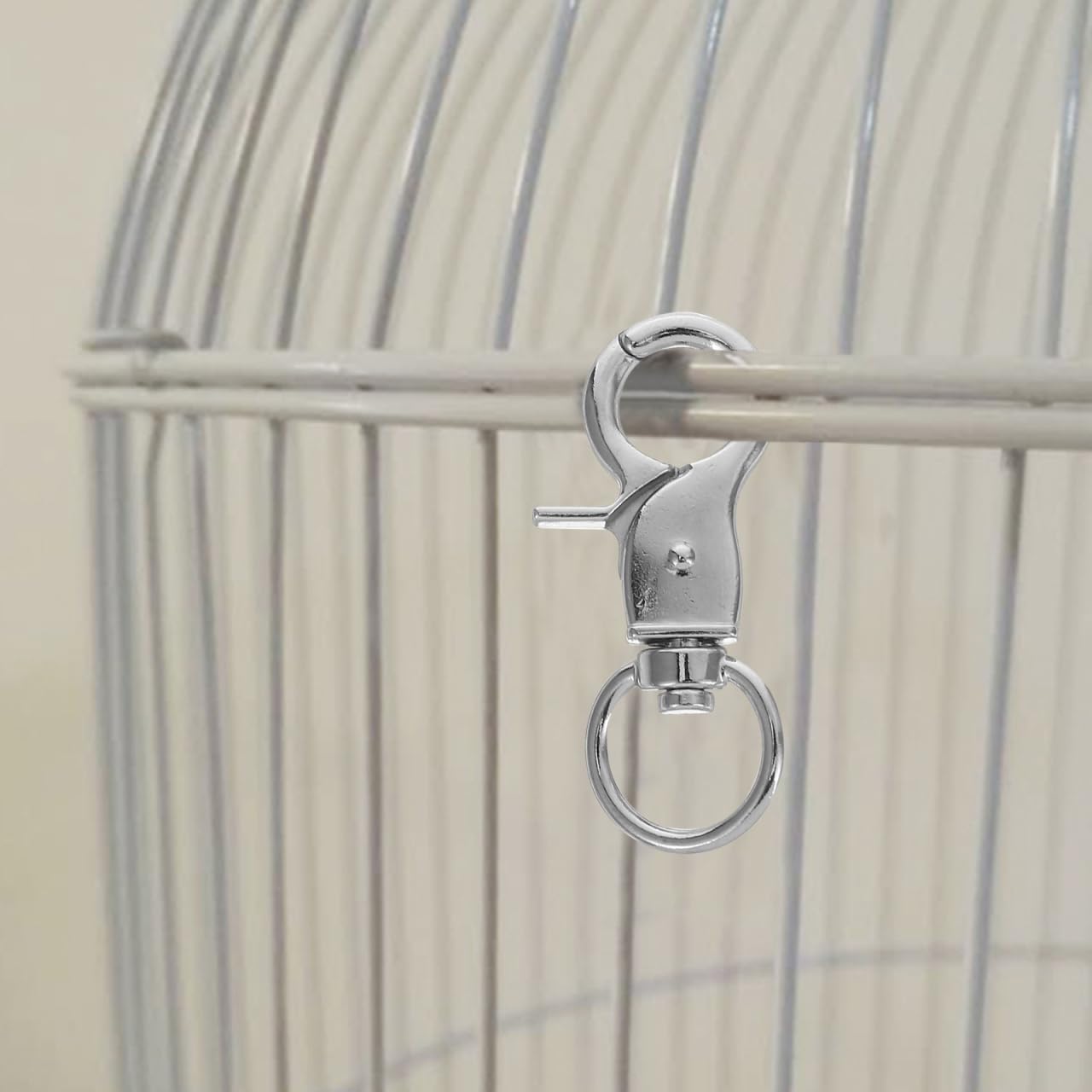 Beavorty 5 Pezzi Blocco Gabbia per Uccelli serrature per Porta di Gabbia di Coniglio Accessori per Uccelli per Gabbie chiusure di Aragosta Gancio Piccolo Lucchetto per Gabbia per Uccelli Pappagallo