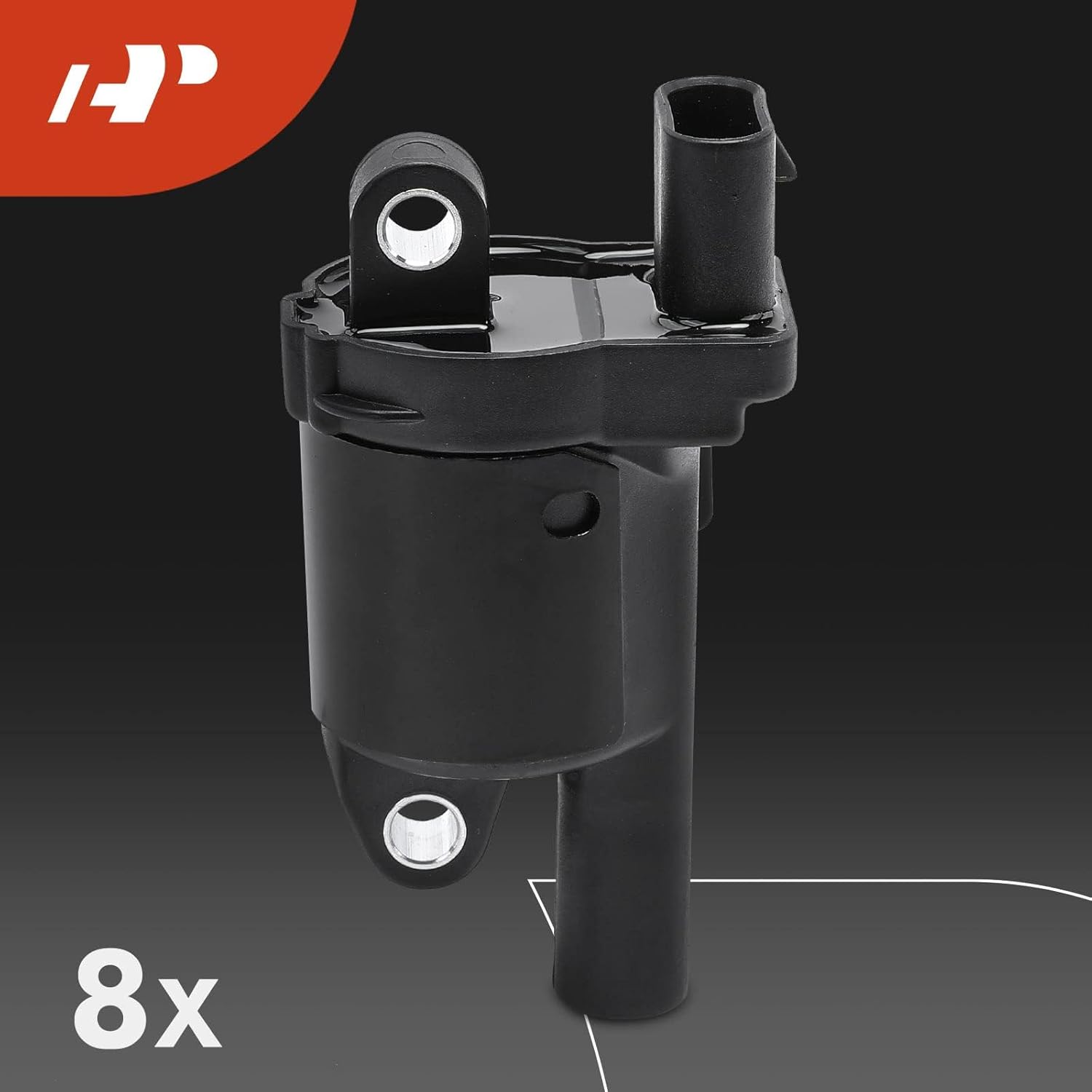 A-Premium Set of 8 Ignition Coil Pack and Iridium Spark Plugs Compatible with Chevrolet Silverado 1500, Silverado 1500 LD, Tahoe, Camaro, Suburban & GMC Sierra 1500, Yukon & Cadillac Escalade