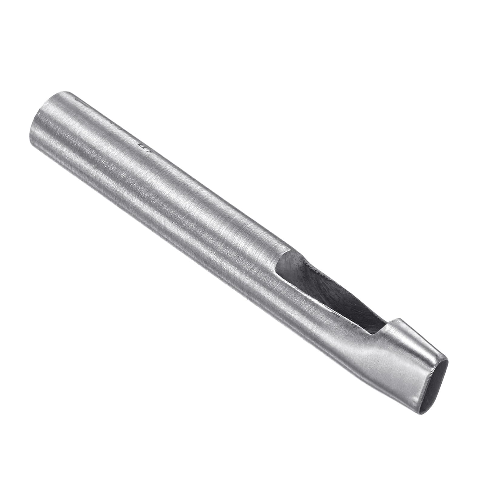 CoCud Hollow Punch, 5mm x 13mm Hole, 45# Steel Oval Shaped Gasket Tool - (Applications: for Leather DIY Leathercraft Wallet)